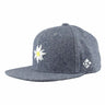 Bavarian Caps Edelweiß Flanell hellblau - Bavarian Caps - hutwelt