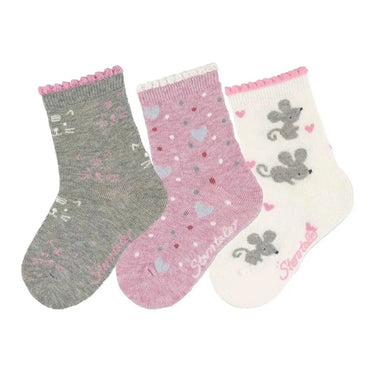 Sterntaler Socken 3er - Pack Katze - Sterntaler® - hutwelt