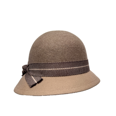 Mayser Cloche Hut Patricia beigemeliert