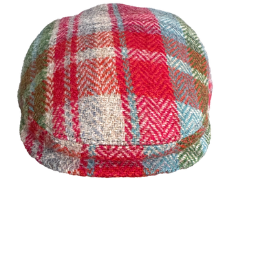 Bullani flat cap check Harris Tweed