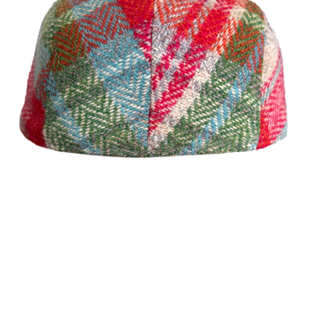 Bullani flat cap check Harris Tweed