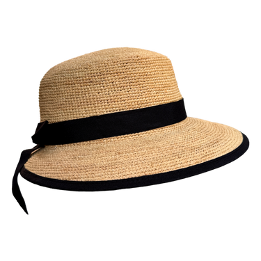 Raffia Schute mit Band