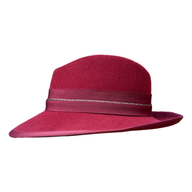Mayser Sabine Kaschmir Fedora bordeaux