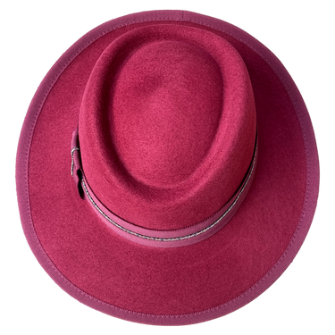 Mayser Sabine Kaschmir Fedora bordeaux