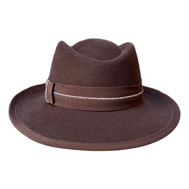 Mayser Sabine Kaschmir Fedora braun