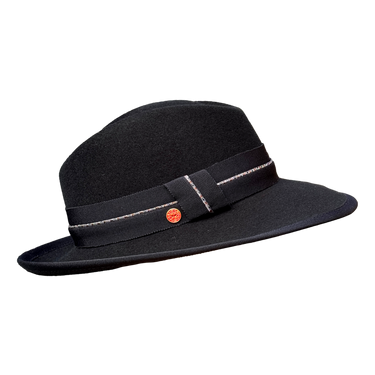 Mayser Sabine Kaschmir Fedora schwarz