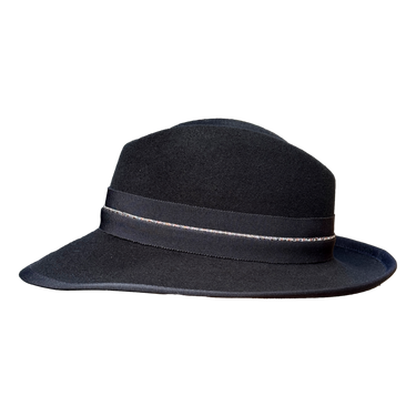 Mayser Sabine Kaschmir Fedora schwarz