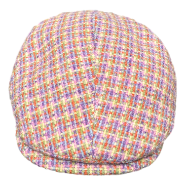 Bullani flat cap check Harris Tweed