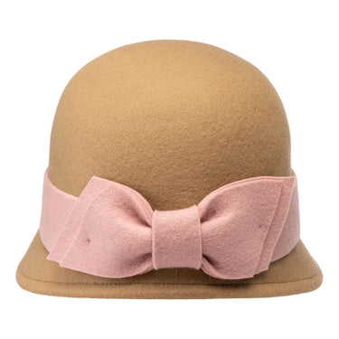 Bronté Cloche Hat Sophia camel-rosa