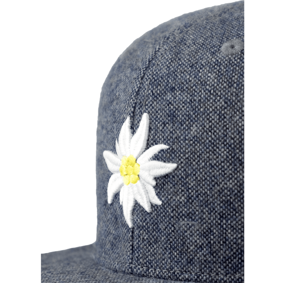 Bavarian Caps Edelweiß Flanell hellblau Bavarian Caps hutwelt