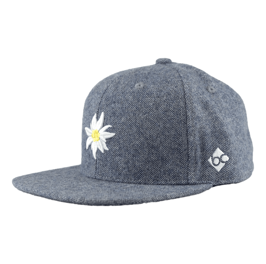 Bavarian Caps Edelweiß Flanell hellblau Bavarian Caps hutwelt