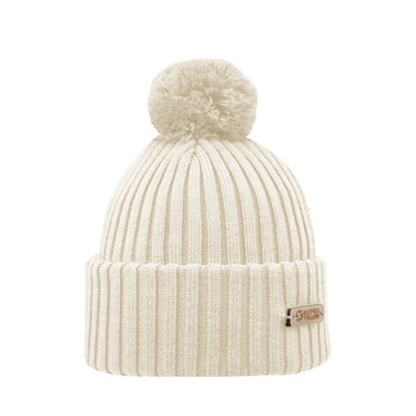Polar Bear Abril Lux Crystal Pompon Hat