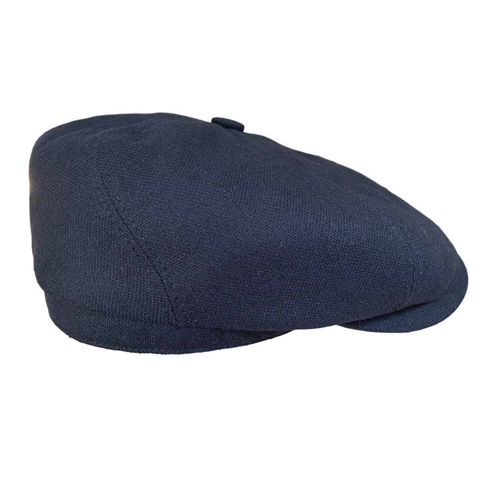 Brooklin Wool Cashmere Flatcap schwarz - Stetson - hutwelt