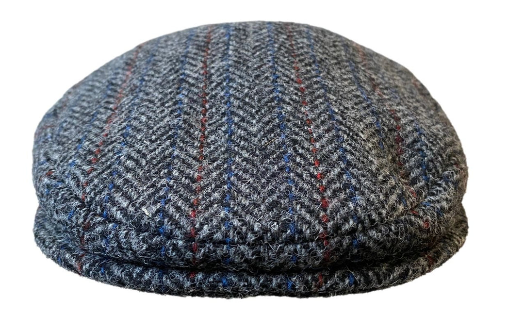 City Sport Cap Harris Tweed anthrazit - City Sport - hutwelt