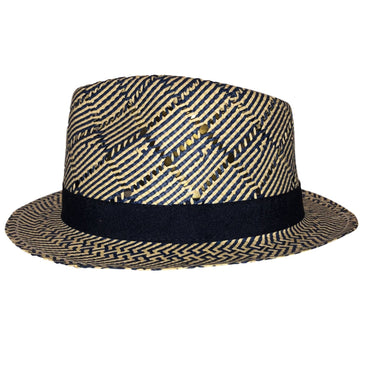 Citysport Trilby Charles blau/natur Strohhut - City Sport - hutwelt