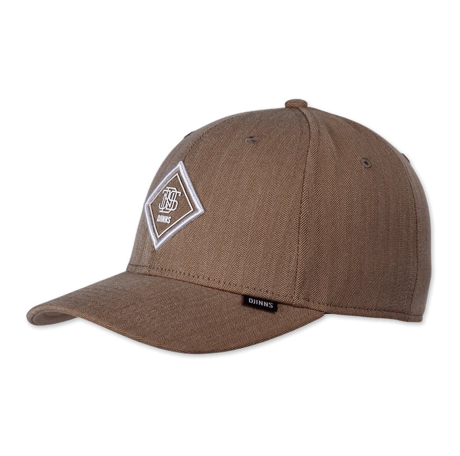 Djinns 6 Panel Truefit Cap Fine Herringbone - Djinns - hutwelt