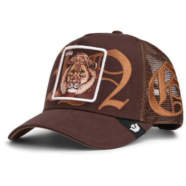 Goorin Bros Trucker Cap old English King brown
