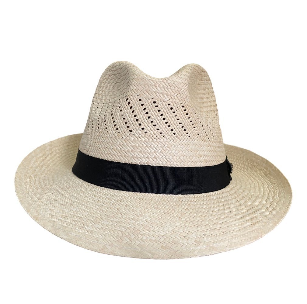 Fedora Panama Bogart Ripsband natur - faustmann GERMANY - hutwelt