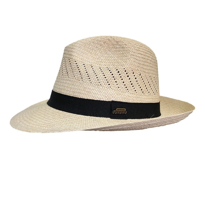 Fedora Panama Bogart Ripsband natur - faustmann GERMANY - hutwelt