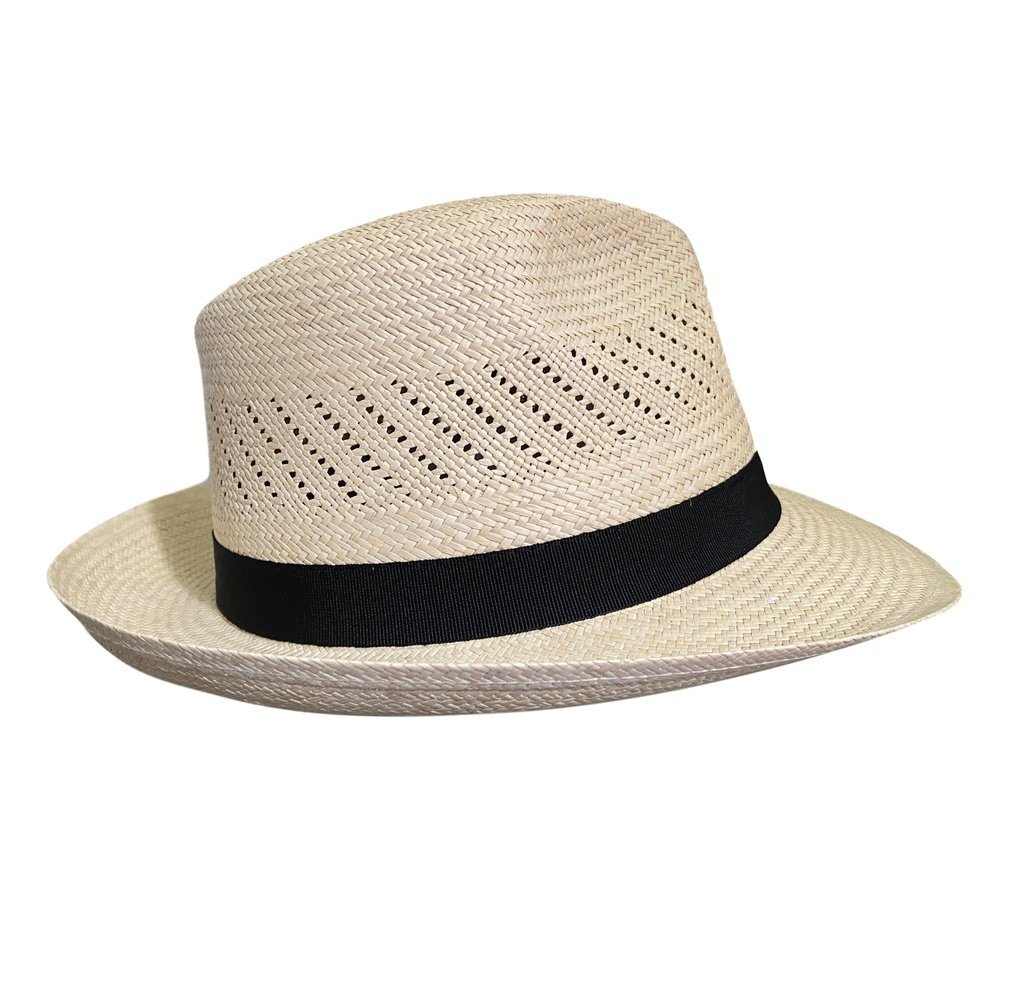 Fedora Panama Bogart Ripsband natur - faustmann GERMANY - hutwelt