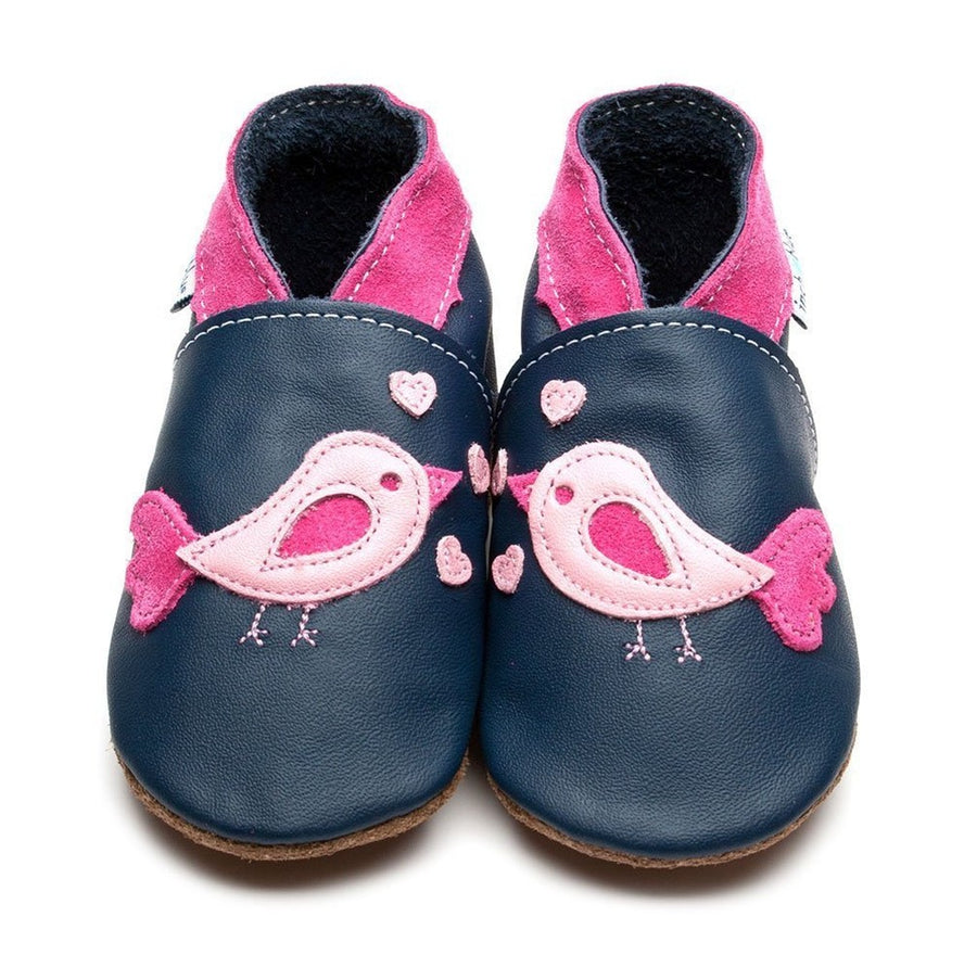 Inch Blue Babyschuhe Bird d'amour Navy - Inch Blue - hutwelt