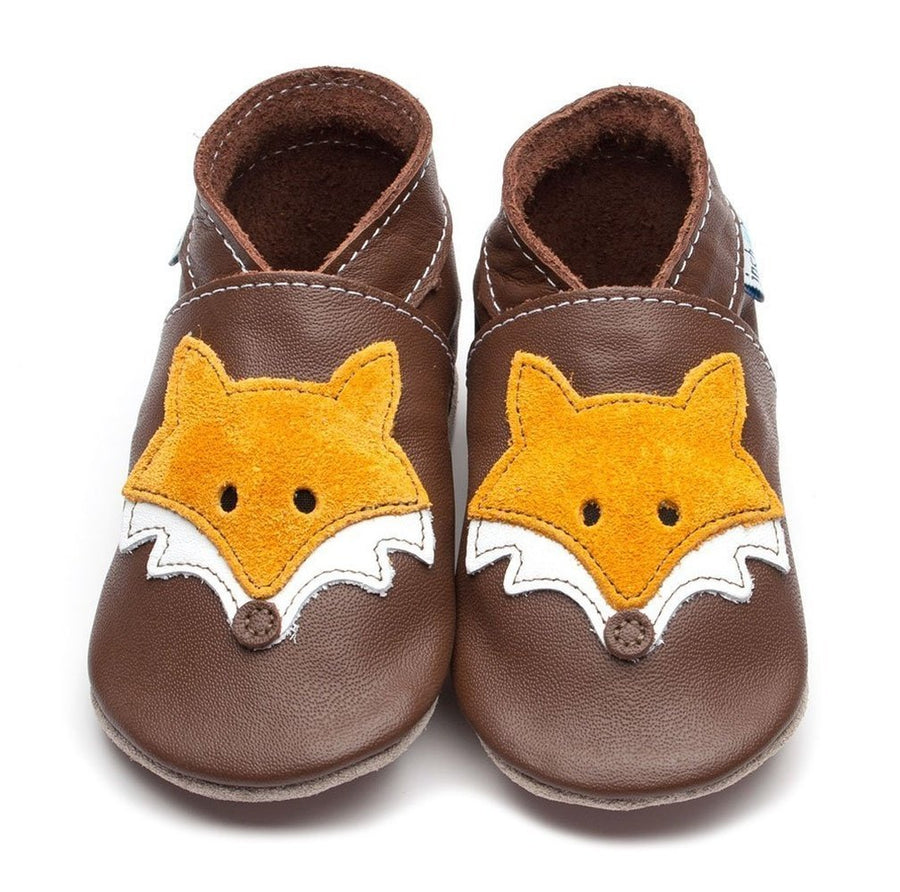 Inch Blue Babyschuhe Fox Chocolate - Inch Blue - hutwelt