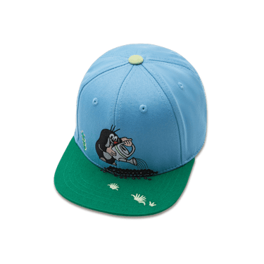 Koaa – Der kleine Maulwurf "Frühling" – Snapback blue/green: 3 - 8 Years - koaa - hutwelt