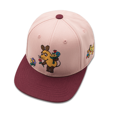 Koaa – Die Maus "Frühling" – Snapback pink/purple: 1 - 3 Years - koaa - hutwelt