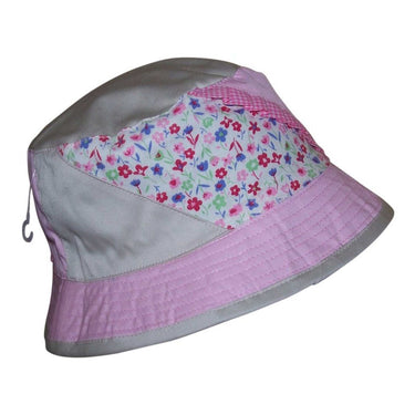 Mädchenhut Buckethat Blume rosa - hutwelt - hutwelt