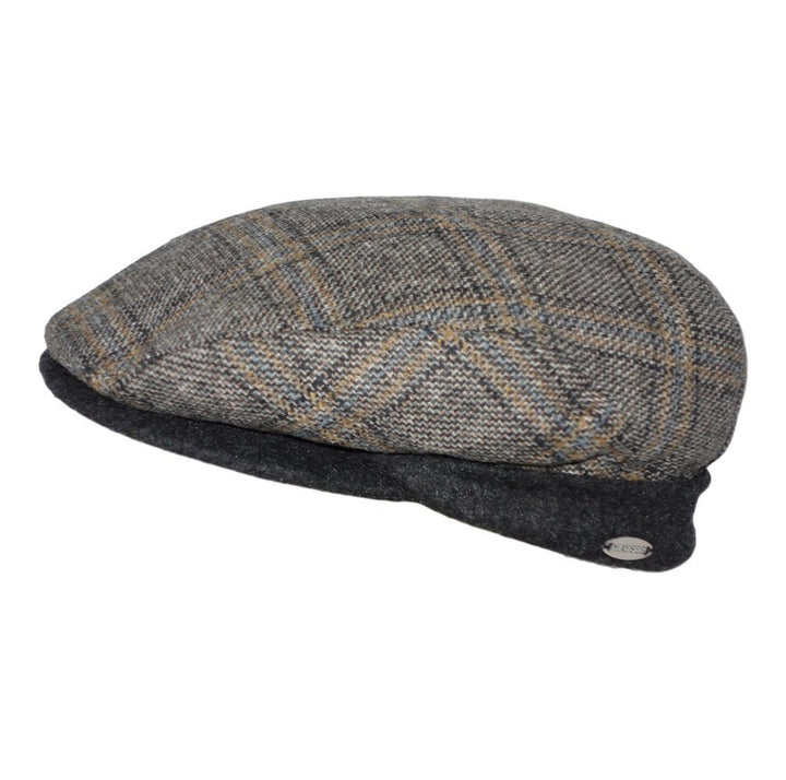 Mayser Flatcap Karo anthrazit - Mayser - hutwelt