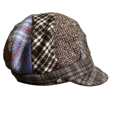 Mayser Mütze Wolle Bakerboy Patchwork - Mayser - hutwelt