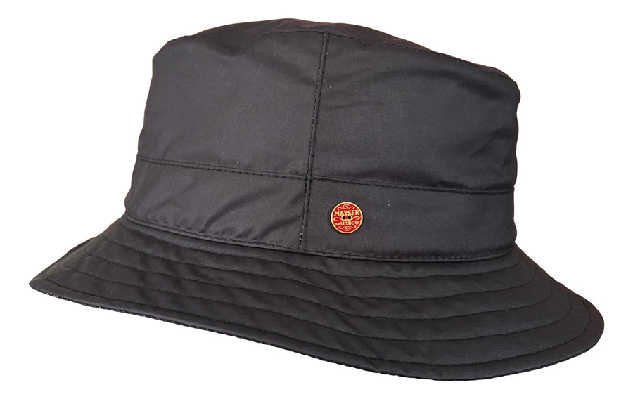 Mayser Waxed Cotton Buckethut Kilian grau - Mayser - hutwelt