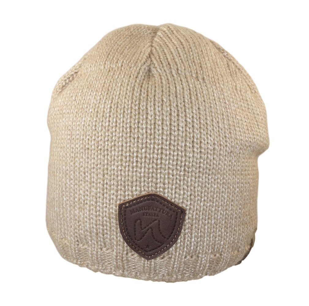 Norton Mütze Beanie Lederbagde - Nortoncaps - hutwelt