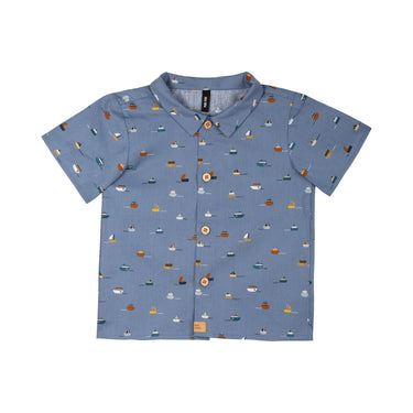Pure Pure Kids Shirt Hemd Boats - pure pure by BAUER - hutwelt