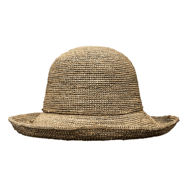 Raffia Glocke Lina khaki - fiebig - hutwelt
