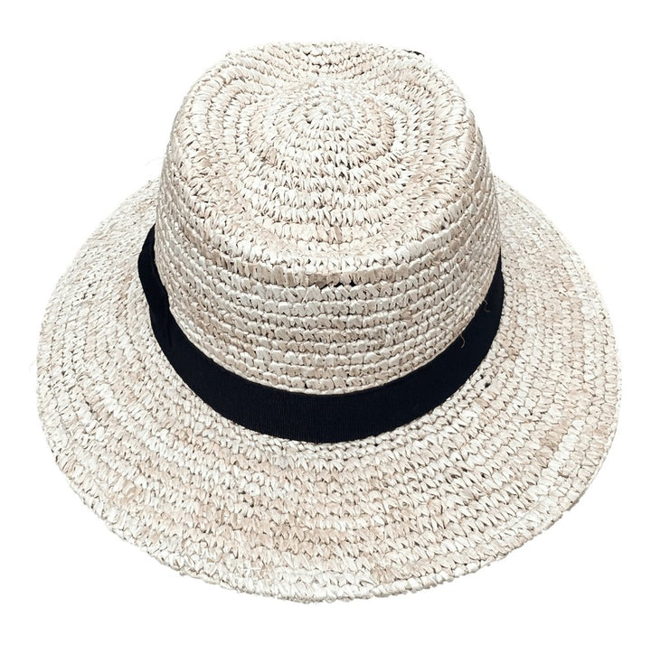 Raffia Strohhut Fedora - faustmann GERMANY - hutwelt