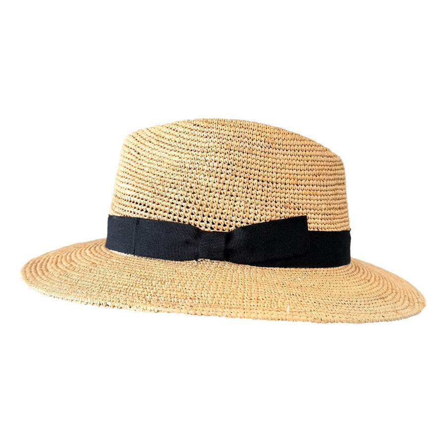 Raffia Strohhut Fedora Giulio - faustmann GERMANY - hutwelt