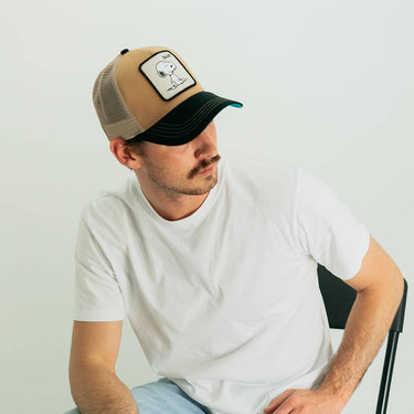 Snoopy Peanuts Trucker - Hut aus Baumwollnetz, verstellbar - Peter Grimm - hutwelt
