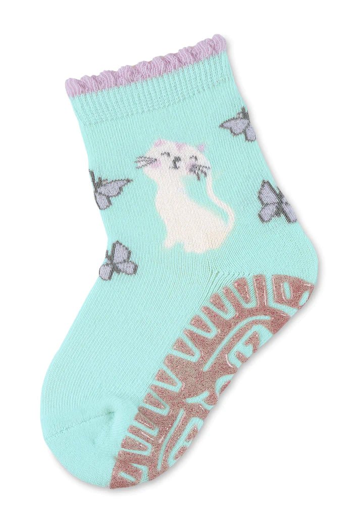 Sterntaler Glitzer Fliesen Flitzer Socken Air Katze - Sterntaler® - hutwelt