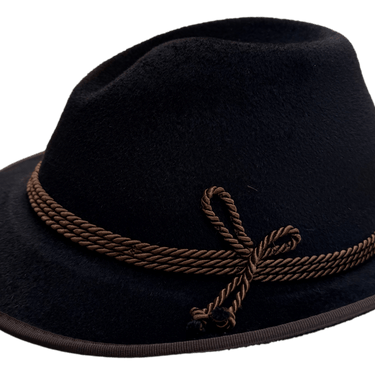 Trachtenhut Aufschneider Velour schwarz - Bayern specials - hutwelt