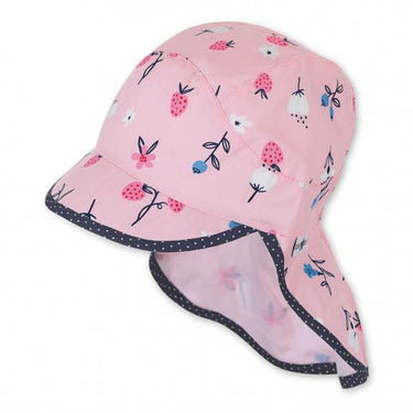 Sterntaler Schirmmütze mit Nackenschutz rosa - Sterntaler® - hutwelt