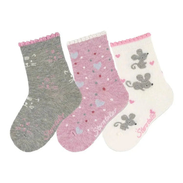 Sterntaler Socken 3er - Pack Katze - Sterntaler® - hutwelt