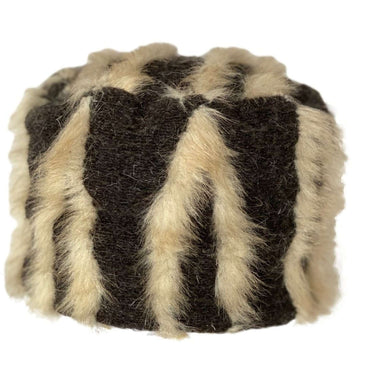 Strickstoffhut Lara mit Fell - hutwelt - hutwelt